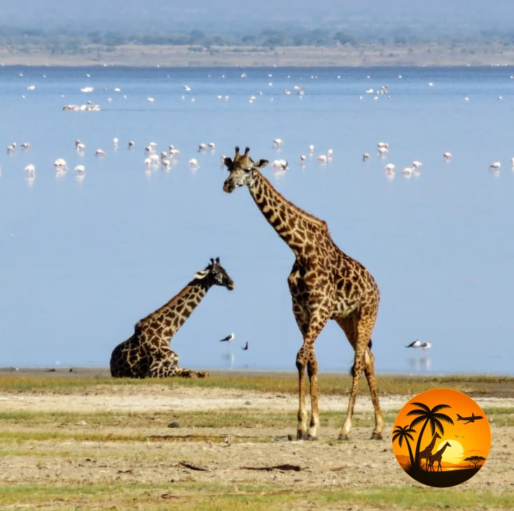 Flamingo & Giraffe